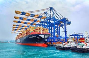  വിഴിഞ്ഞം തുറമുഖത്തേക്കു കപ്പലുകളുടെ നിര. 