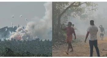 തൃശ്ശൂരിൽ വെടിക്കെട്ട് പുരയിൽ സ്ഫോടനം. 6 പേർ മരണപ്പെട്ടു. നിരവധി പേർക്ക് പരിക്ക്.