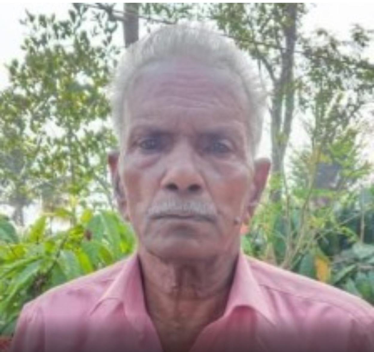 അയ്യപ്പൻകോവിൽ മേരികുളം ആറേക്കർ ആലടിക്കുന്നിൽ ഇടിമിന്നലേറ്റ് ഒരാൾ മരിച്ചു