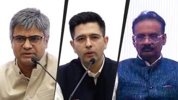 ആം ആദ്മിയെ പിളർത്തി രാഘവ് ഛദ്ദ; ഹർഭജൻ സിങ്, സ്വാതി മലിവാൾ ഉൾപ്പെടെ 7 എംപിമാർ ബിജെപിയിലേക്ക്.