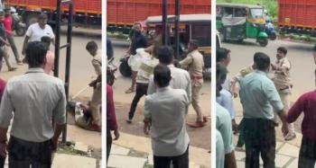 തമ്മിലടിച്ച അന്യസംസ്ഥാന തൊഴിലാളികളെ പിടികൂടാൻ ചെന്ന പോലീസുകാർക്കും മർദ്ദനമേറ്റു