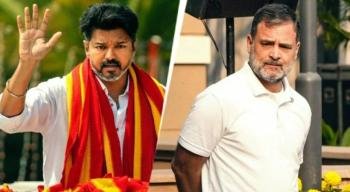 വിജയ് യെ പ്രധാനമന്ത്രി സ്ഥാനാർത്ഥിയായി ഉയർത്തി കാട്ടിയാൽ മന്ത്രി സ്ഥാനം രാജി വയ്ക്കുമെന്ന് കോൺഗ്രസ് :60 വർഷത്തിന് ശേഷം മന്ത്രി സ്ഥാനം ലഭിച്ചത് വിജയ് കാരണമെന്നു ടി വി കെ