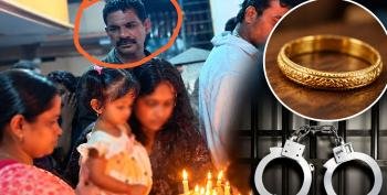 മാതാപിതാക്കളോടൊപ്പം മാഹി പള്ളിയിലെത്തിയ മൂന്ന് വയസ്സുകാരിയുടെ സ്വര്‍ണവള ഊരിയെടുത്ത കോട്ടയം സ്വദേശിയെ പോലീസ് അറസ്റ്റ് ചെയ്തു